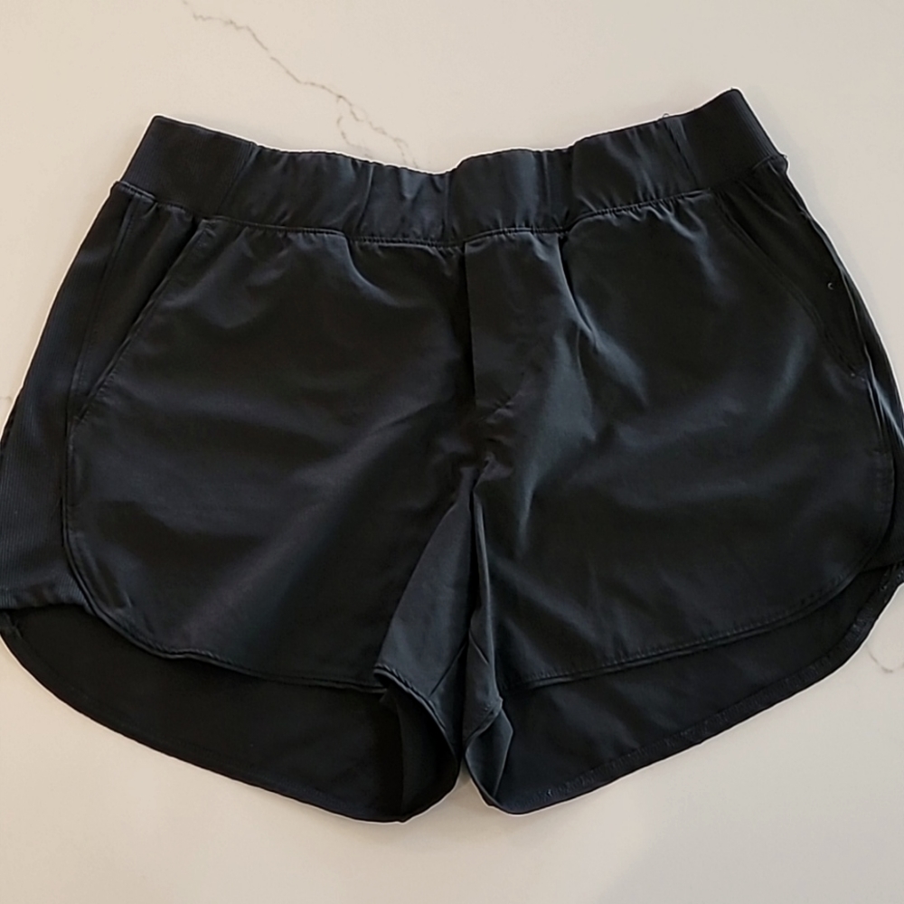 Athletic Shorts, Size XL, Jet Black